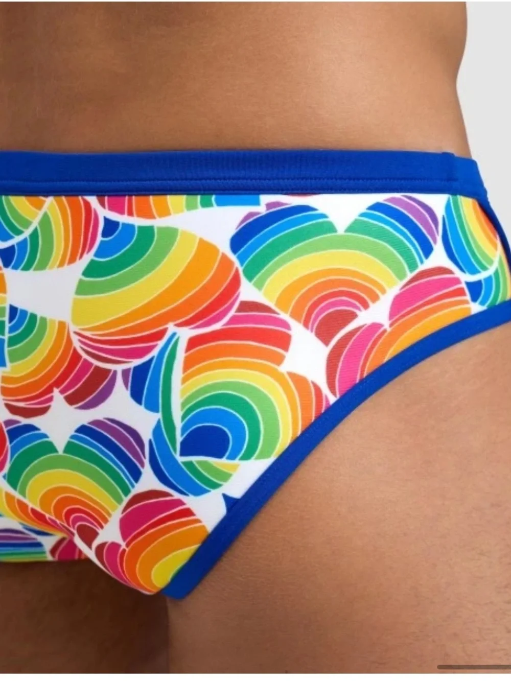 NWT Arena Performance Men's Pride Swim Brief Chlorine Resistant MaxLife USA 24